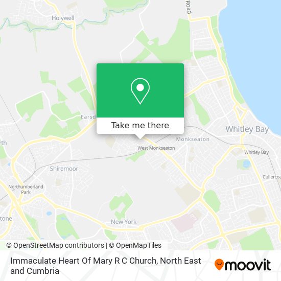 Immaculate Heart Of Mary R C Church map