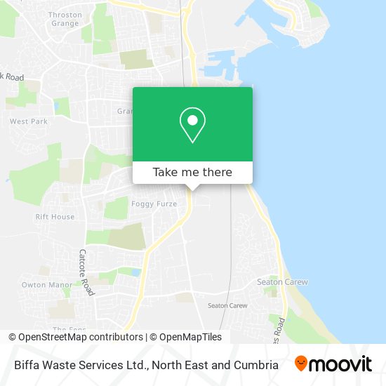 Biffa Waste Services Ltd. map