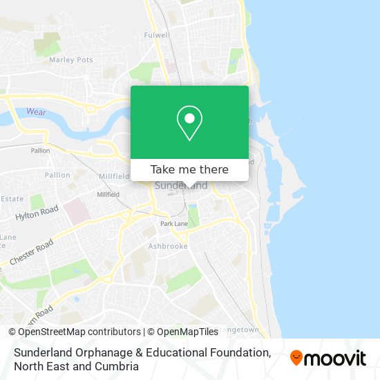 Sunderland Orphanage & Educational Foundation map