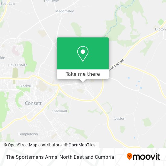 The Sportsmans Arms map