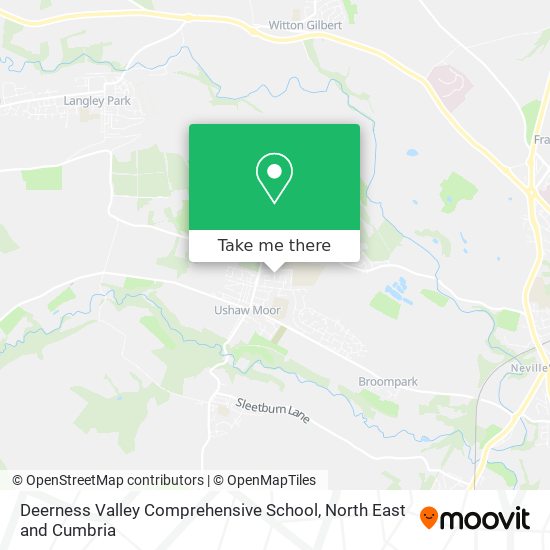 Deerness Valley Comprehensive School map