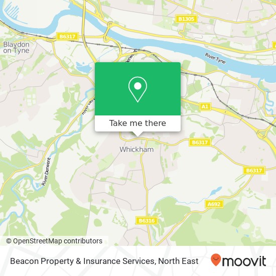 Beacon Property & Insurance Services map