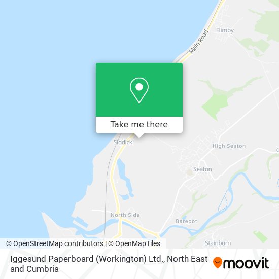 Iggesund Paperboard (Workington) Ltd. map
