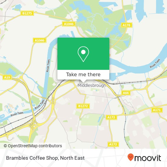 Brambles Coffee Shop map
