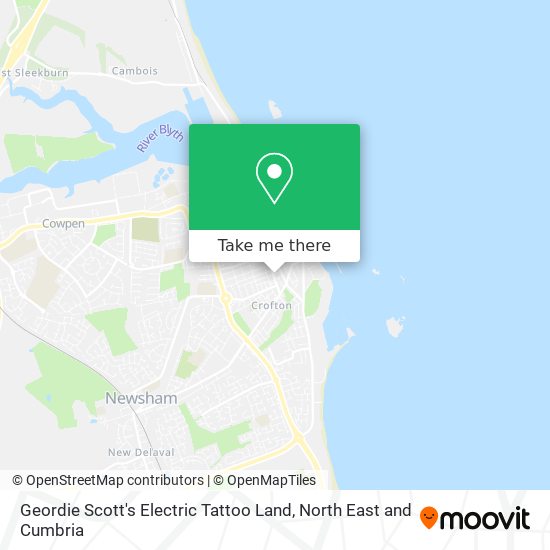 Geordie Scott's Electric Tattoo Land map