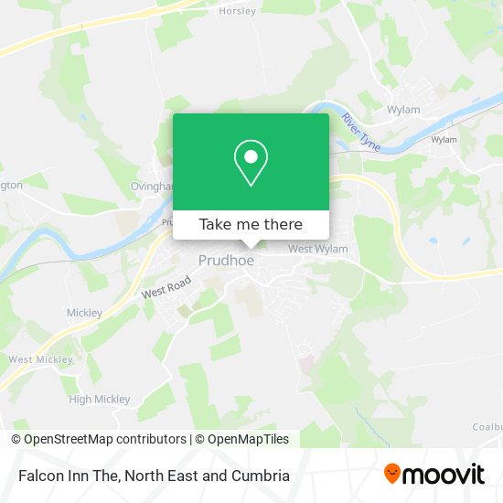 Falcon Inn The map