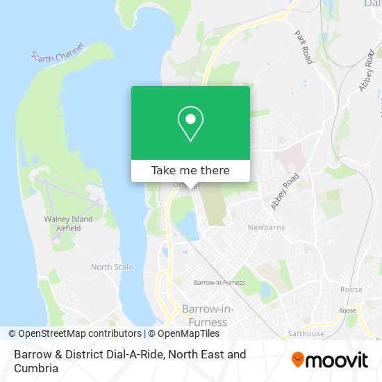 Barrow & District Dial-A-Ride map