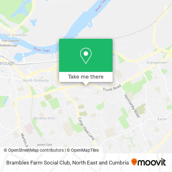 Brambles Farm Social Club map