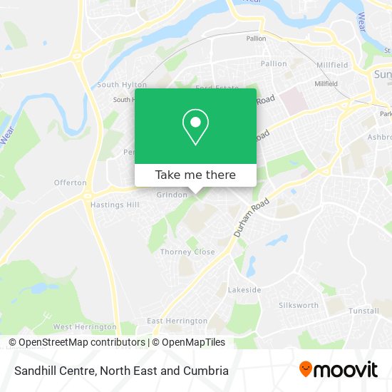 Sandhill Centre map