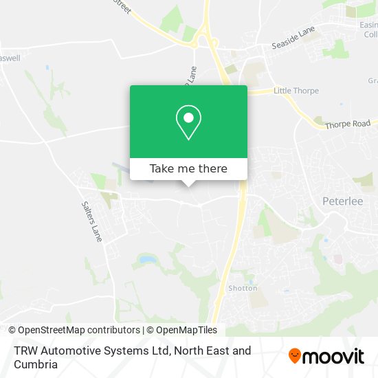 TRW Automotive Systems Ltd map