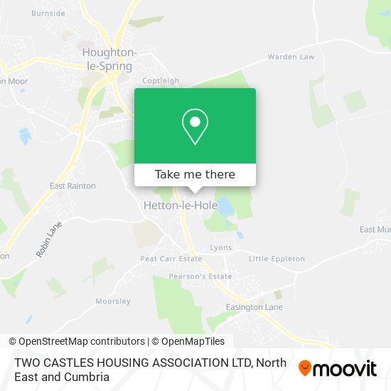 TWO CASTLES HOUSING ASSOCIATION LTD map