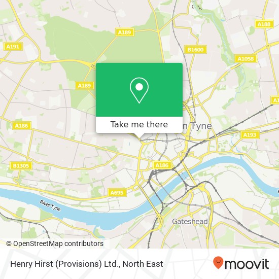 Henry Hirst (Provisions) Ltd. map