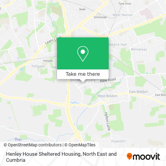 Henley House Sheltered Housing map