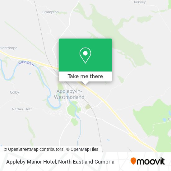 Appleby Manor Hotel map