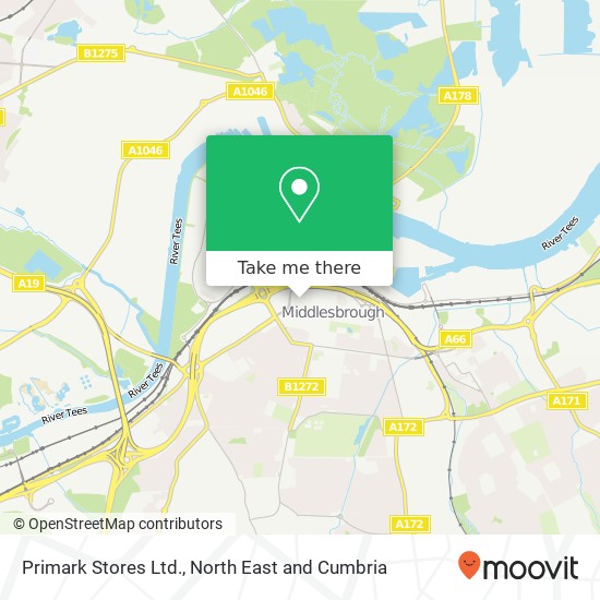 Primark Stores Ltd. map