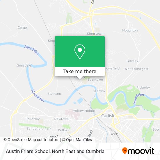 Austin Friars School map