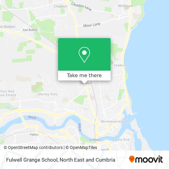 Fulwell Grange School map