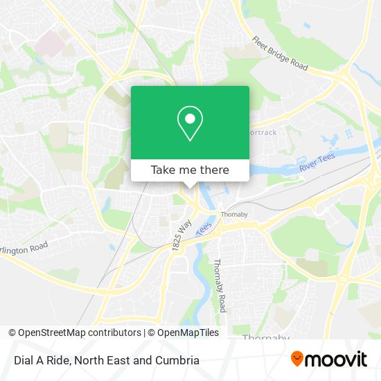 Dial A Ride map
