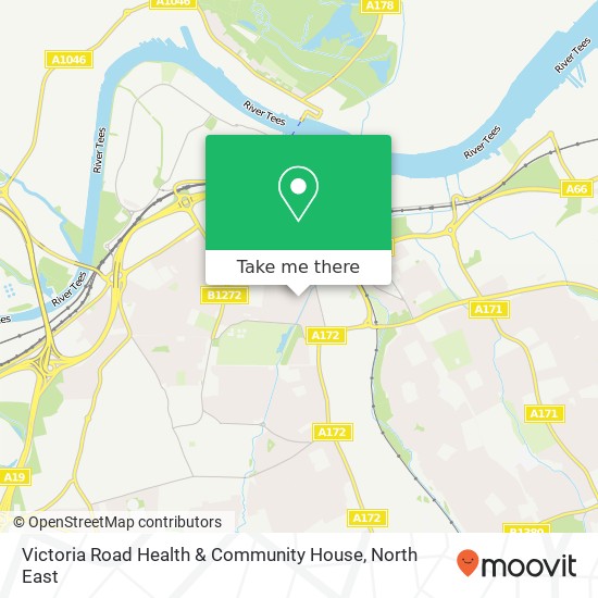 Victoria Road Health & Community House map