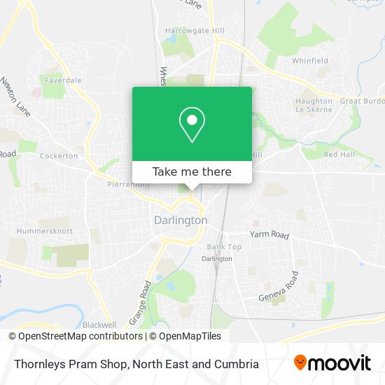 Thornleys Pram Shop map