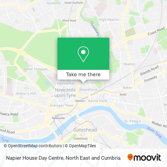 Napier House Day Centre map