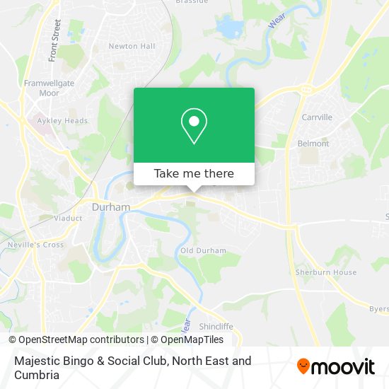 Majestic Bingo & Social Club map