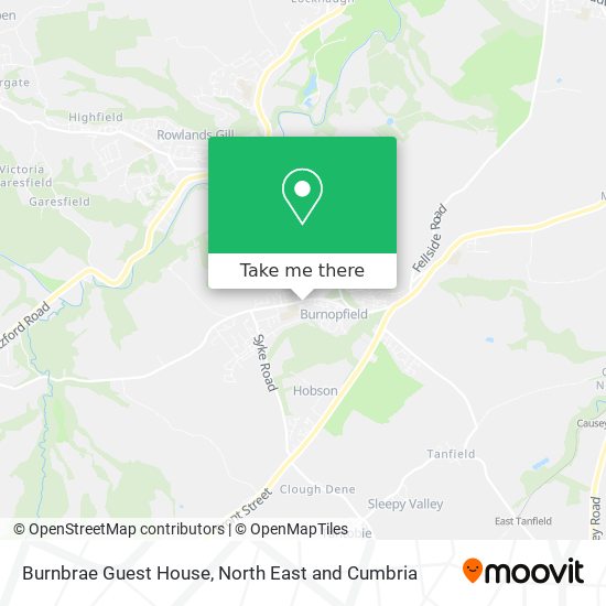 Burnbrae Guest House map
