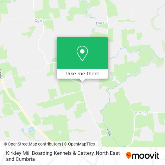 Kirkley Mill Boarding Kennels & Cattery map
