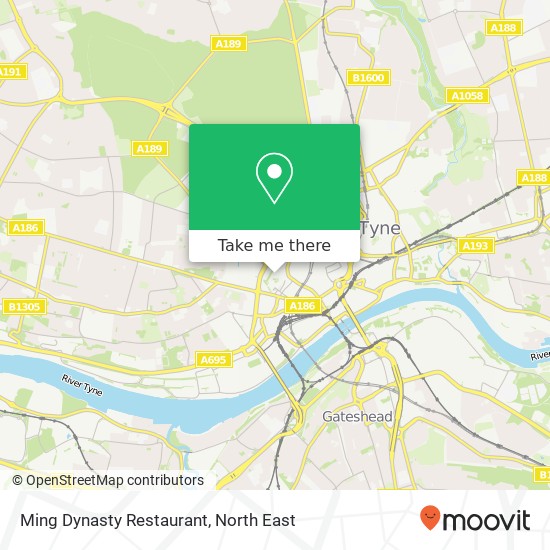 Ming Dynasty Restaurant map