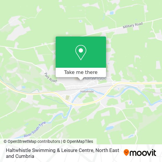 Haltwhistle Swimming & Leisure Centre map