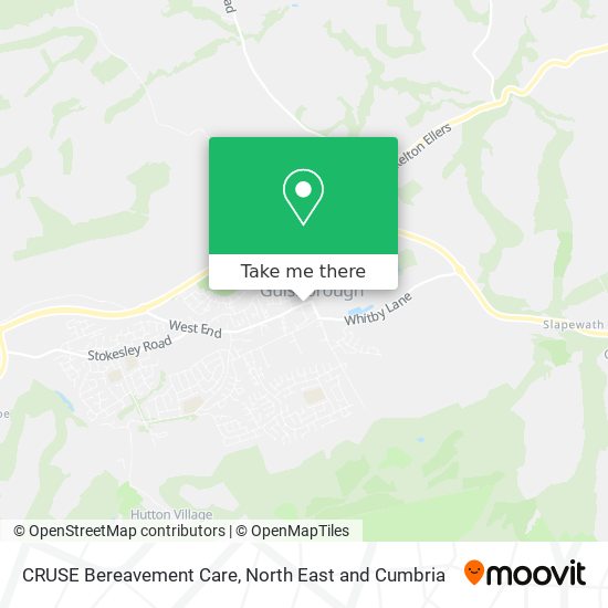 CRUSE Bereavement Care map