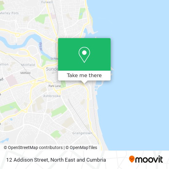 12 Addison Street map