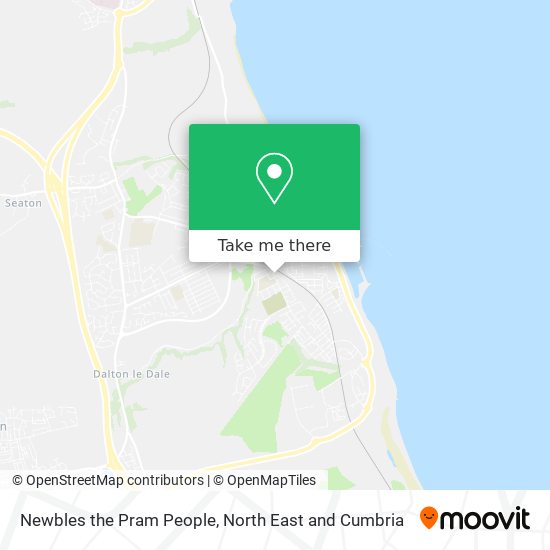 Newbles the Pram People map