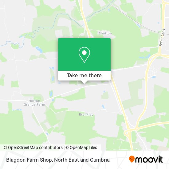 Blagdon Farm Shop map