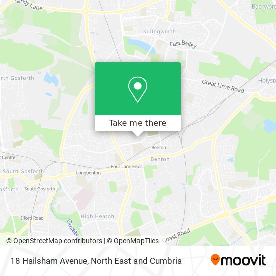 18 Hailsham Avenue map