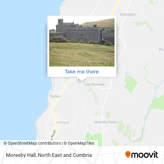 Moresby Hall map