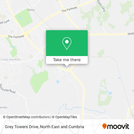 Grey Towers Drive map