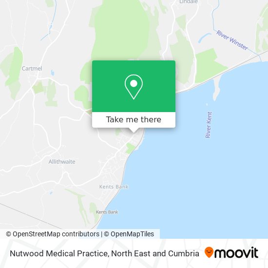 Nutwood Medical Practice map