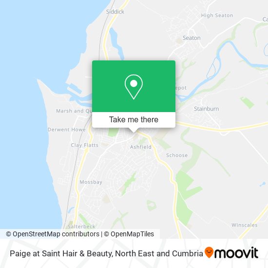 Paige at Saint Hair & Beauty map