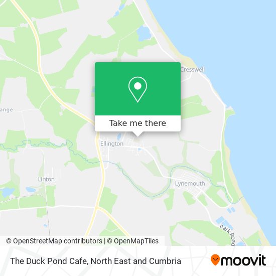 The Duck Pond Cafe map