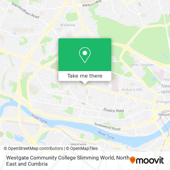 Westgate Community College Slimming World map