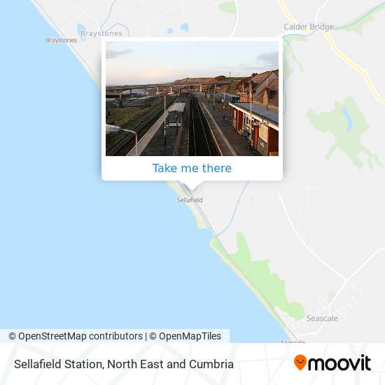 Sellafield Station map