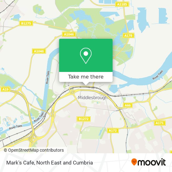 Mark's Cafe map