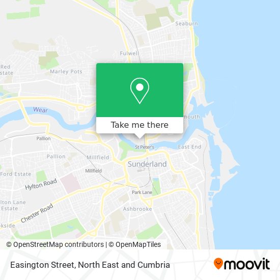 Easington Street map
