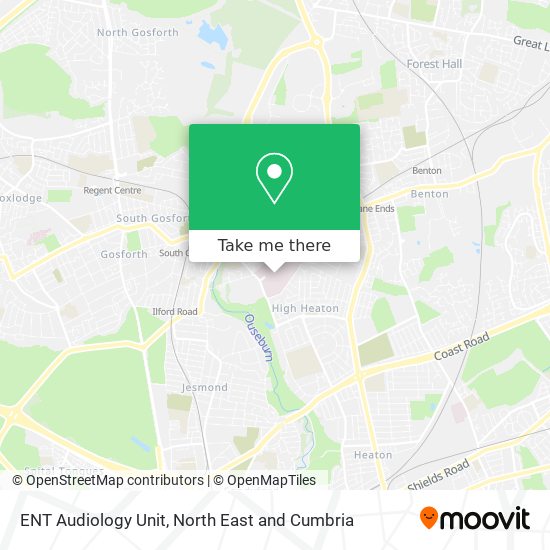 ENT Audiology Unit map