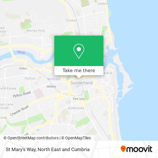 St Mary's Way map