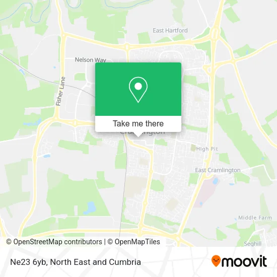 Ne23 6yb map
