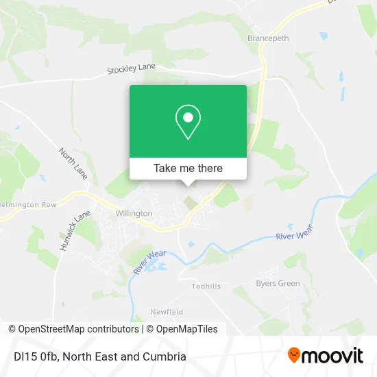 How to Get to Dl15 0fb in County Durham by Bus?