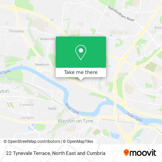 22 Tynevale Terrace map