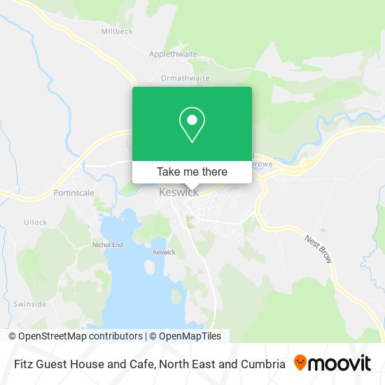 Fitz Guest House and Cafe map